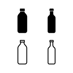 Bottle icon vector illustration. bottle sign and symbol