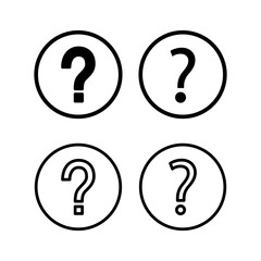 Question icon vector illustration. question mark sign and symbol