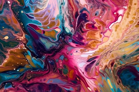 Abstract Acrylic Painting Marble Paint Wallpaper Stock Illustration by  ©samarithaine #243157292