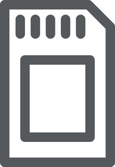 ミニミニアイコン　メモリーカード
