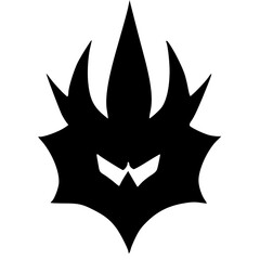 black and white of icon shape