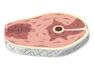 fresh salmon steak seafood