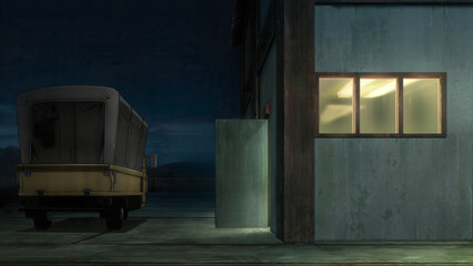 Anime background landscape wallpaper old village, old city, old street, isekai, unreal