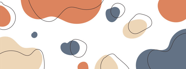 banner background. colorful, abstract, pastel, vector 