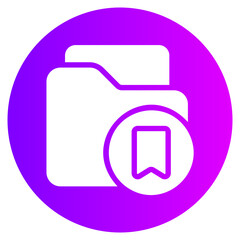 folder gradient icon