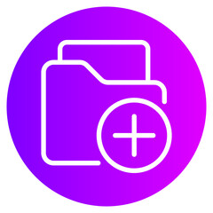 folder gradient icon
