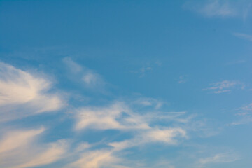 Sky background with the cloud. Nature abstract