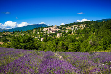 Obraz na płótnie Canvas Aurel a typical provencal village in south of France