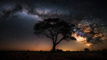 Obraz na płótnie Canvas beautiful night sky 