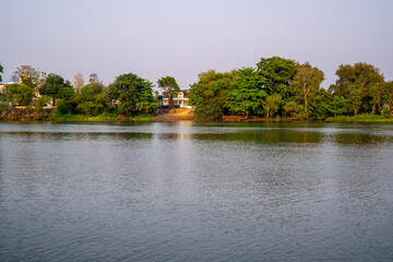 river and trees