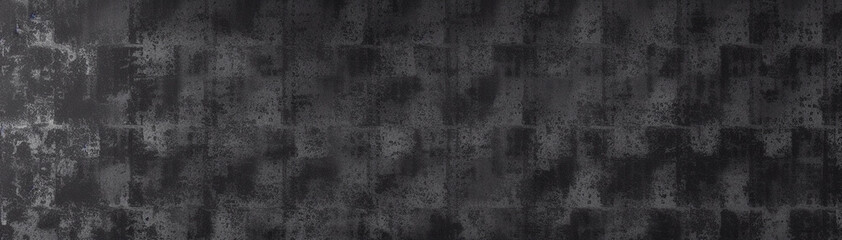Fototapeta premium Illustration of a textured and worn-out wall in black and white created with Generative AI technology