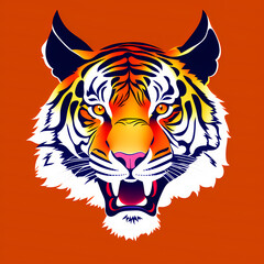 Fototapeta na wymiar Tiger Mascot Illustration