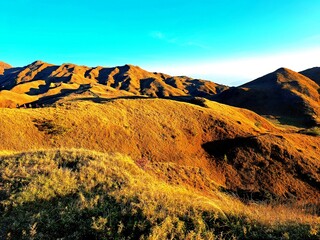 landscape with sunset