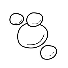 bubble line icon