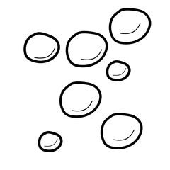 bubble line icon