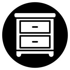 cabinet glyph icon