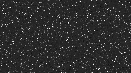 Seamless grunge speckles texture. Noise grain background. Random splashes repeated effect. Dirty overlay repeating pattern. Black and white splattered particles, splashes, drops wallpaper. Vector 