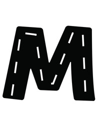 Race Track Alphabet SVG,Road Numbers,Letters,Road Bundle,Birthday,Car,Boys,Construction,Clipart,,Font,Cricut,Cameo,Font, alphabet svg, letters svg, road font, car racing, race car svg, race track, Rac