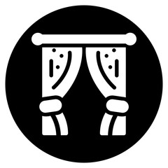 curtain glyph icon
