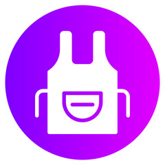Obraz premium apron gradient icon