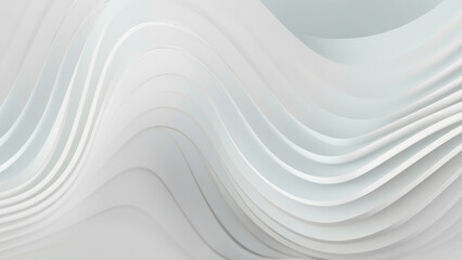 3D Abstract White Background