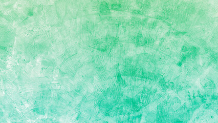 Abstract green wall on canvas, grunge background or texture.