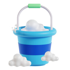 bucket 3d icon