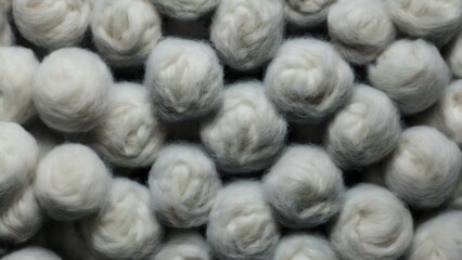 Fototapeta na wymiar Soft wool texture. Closeup background. Generative AI
