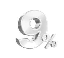 9 Percent Silver Sale off Discount