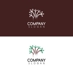 Tree colourful logo vector design
