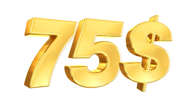 75 Dollar Symbol