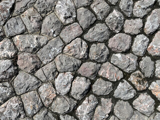 beautifully lined stone harmonize as background These stones are naturally used in art. Used to decorate buildings or arrange landscapes. high strength stone