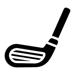 golf sticks glyph icon