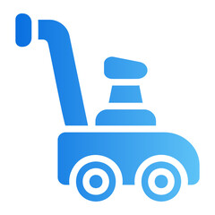 lawn mower gradient icon