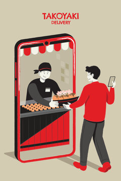 Buying Toriyaki with delivery online.