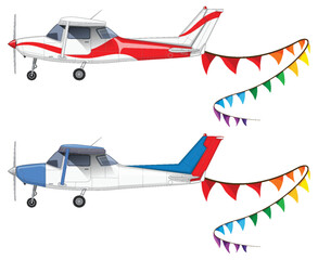 Side View of Light Aircraft