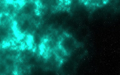 Fototapeta na wymiar background galaxy green