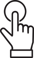 Action icon PNG, Hand icon, Click, Hand PNG, Act icon, Call Symbol