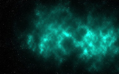 background galaxy green