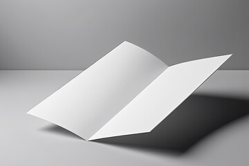 blank paper sheets , ai generated