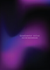 Abstract bright dark purple gradients gradient mesh wave color vector background