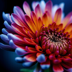 Blooming Beauties: Exquisite Macro Shots of Vibrant and Intricate Flower. Generative AI
