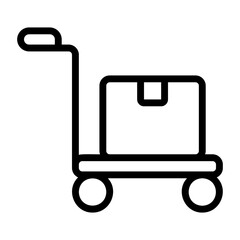 sales, trolley icon