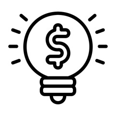 sales, idea icon