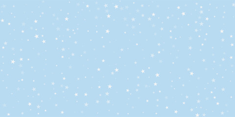 Snowy christmas background. Subtle flying snow