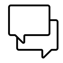 Fototapeta premium ui, chat icon