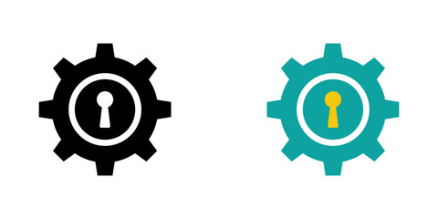 Privacy mode icons with security feature collections