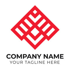 Corporate abstract business logo design