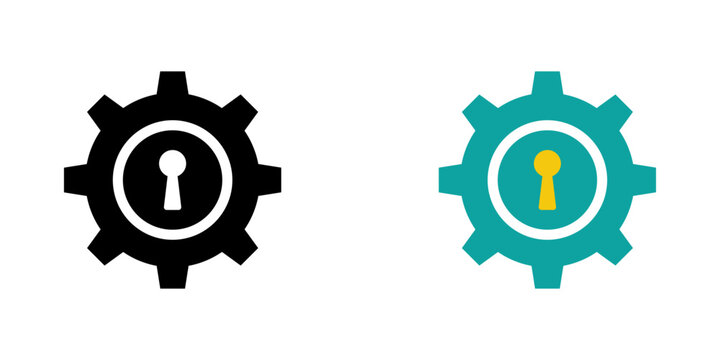 Privacy mode icons with security feature collections