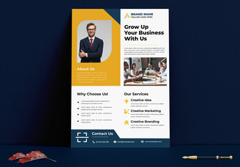 Business Flyer Design Layout Template